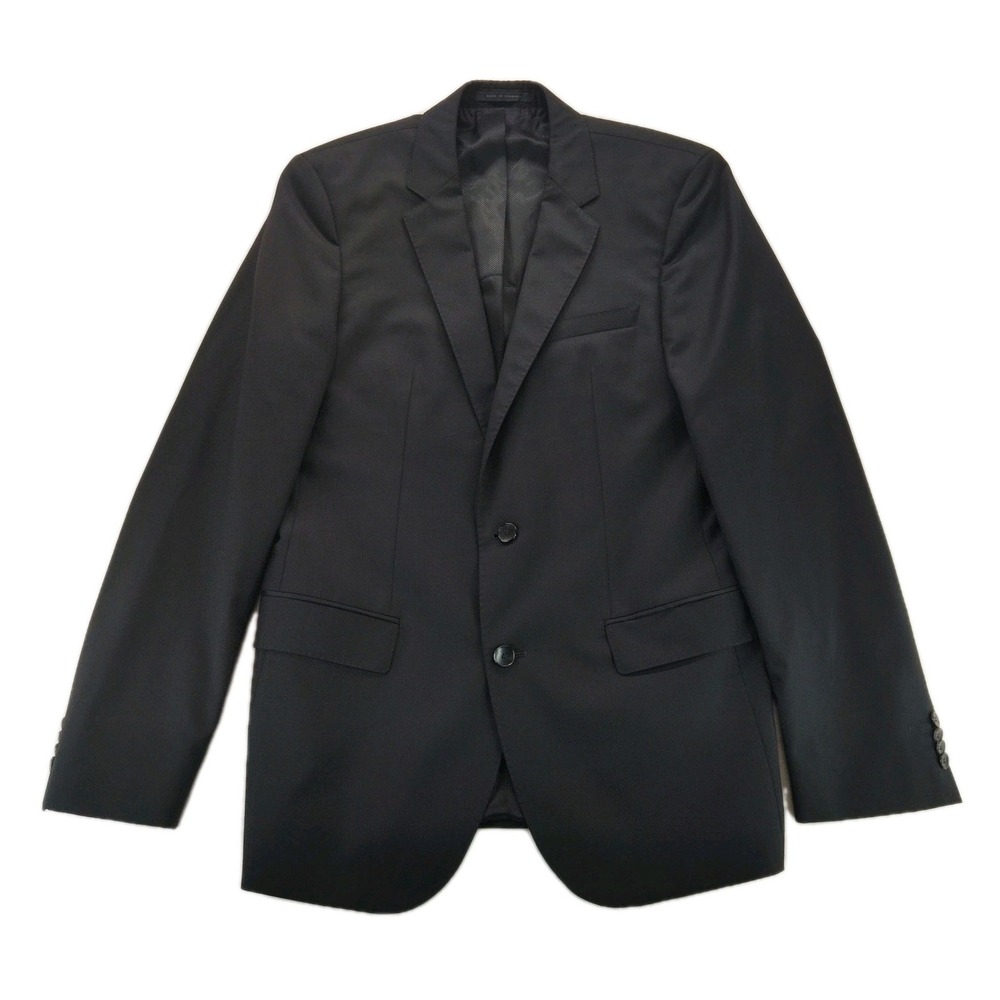 Boss Hugo Boss Guabello Super 120 Wool Suit Jacket Blazer Black Size 40L
